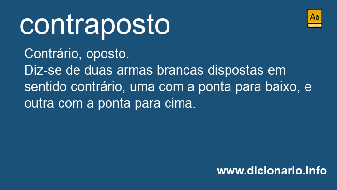 Significado de contraposto