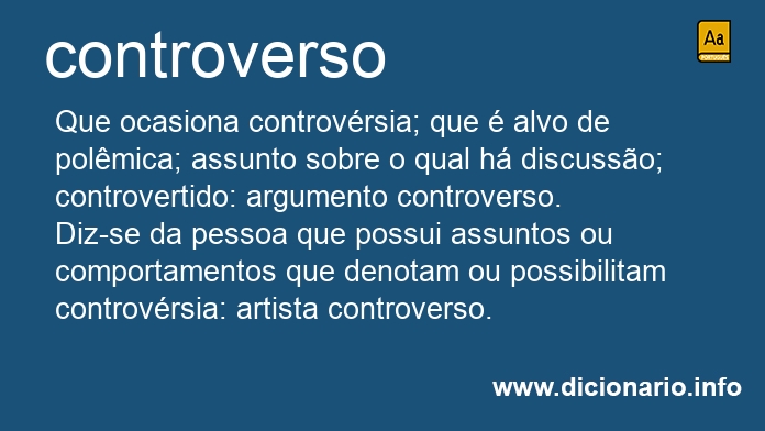 Significado de controversa