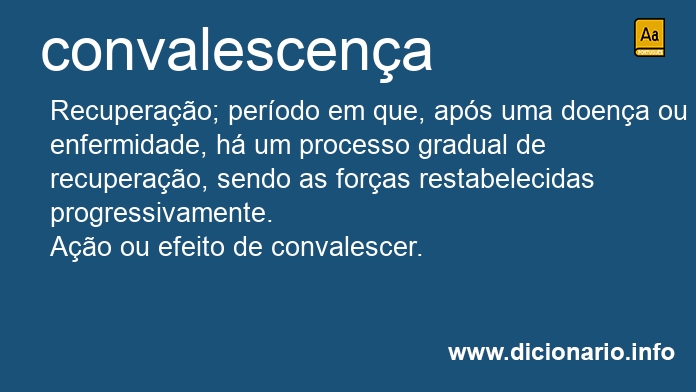 Significado de convalescenas
