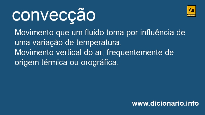Significado de conveco