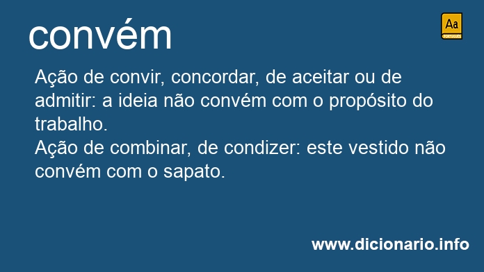 Significado de convm