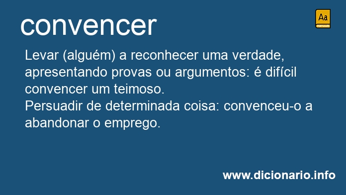 Significado de convencem