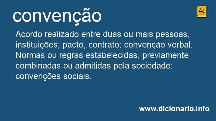 Significado de convenes