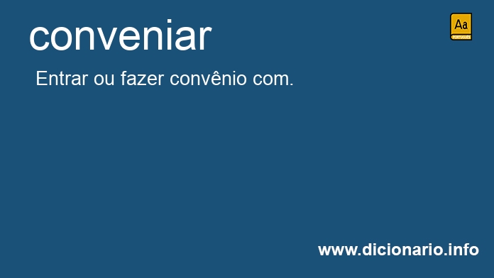 Significado de conveniarmos