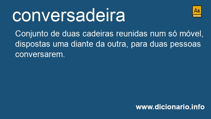 Significado de conversadeiras