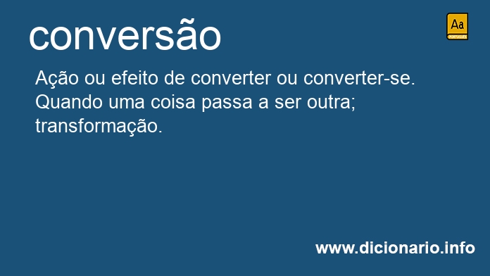 Significado de converses