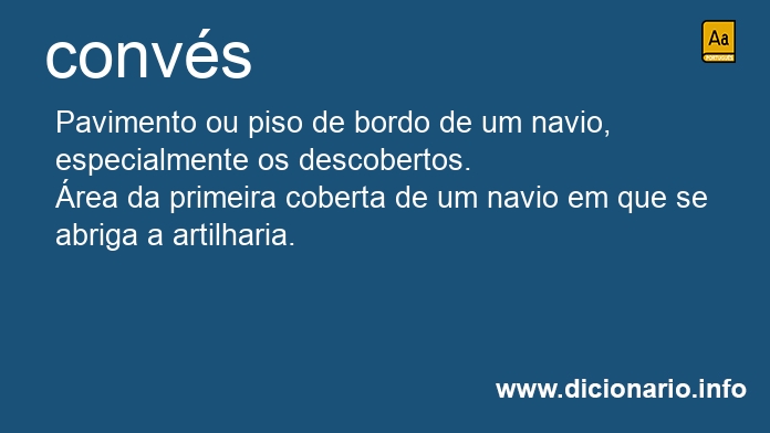 Significado de conveses