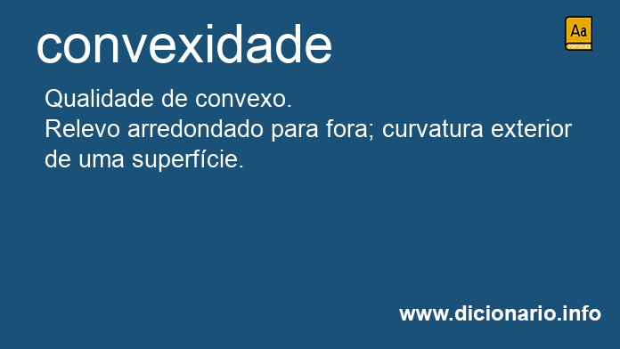 Significado de convexidade