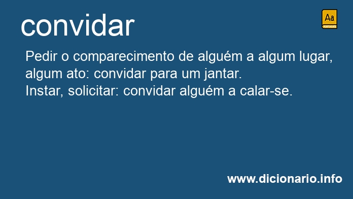 Significado de convidavam