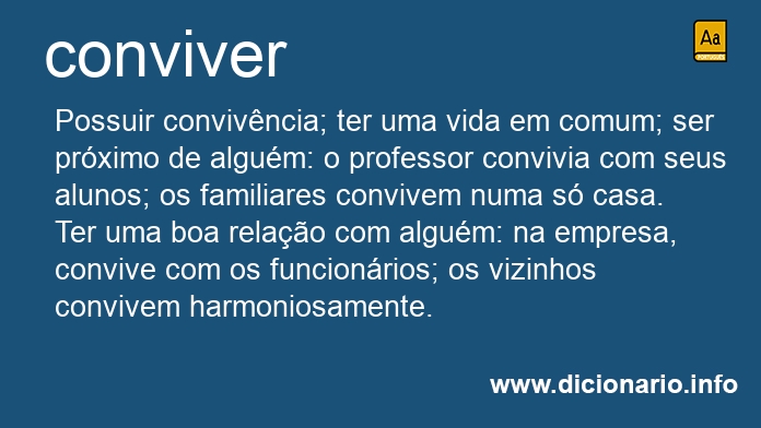 Significado de convivamos