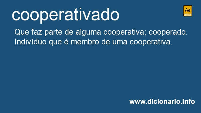 Significado de cooperativado