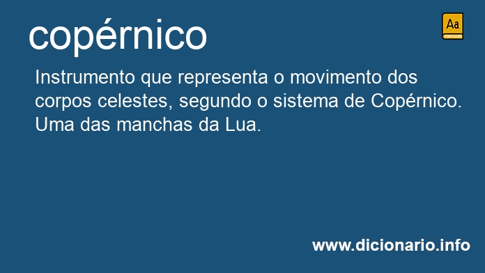 Significado de coprnico