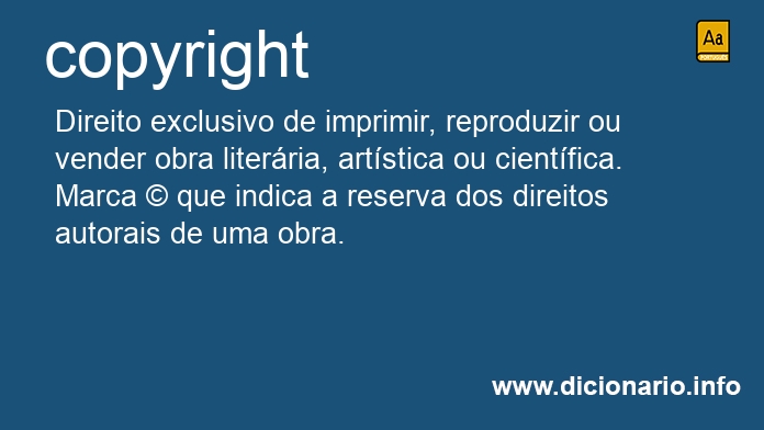 Significado de copyright