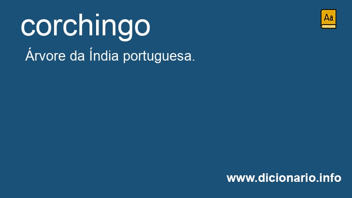 Significado de corchingo