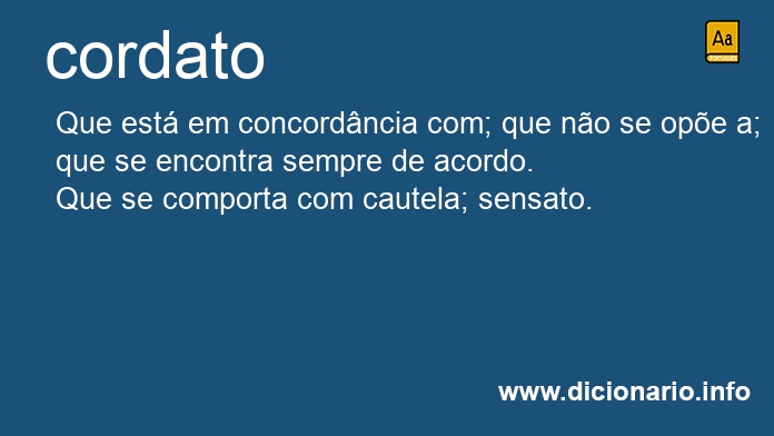 Significado de cordatos