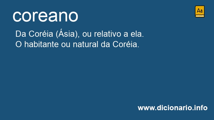 Significado de coreano