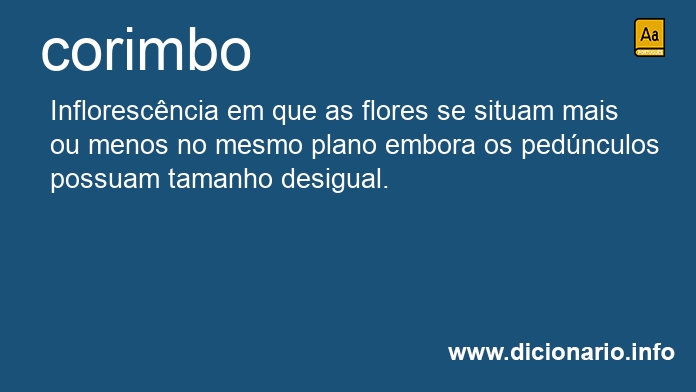 Significado de corimbos
