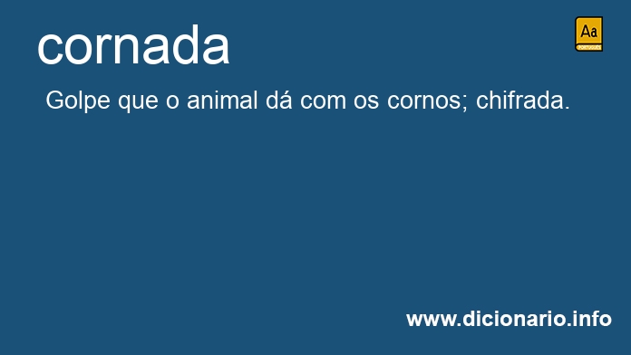 Significado de cornada