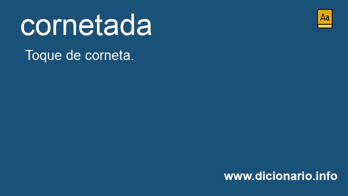 Significado de cornetada