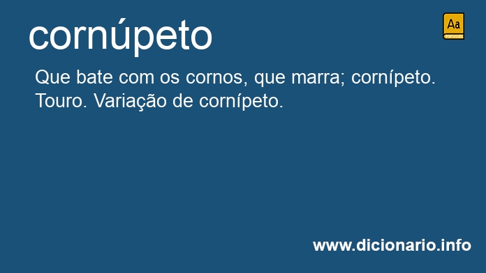 Significado de cornpeto