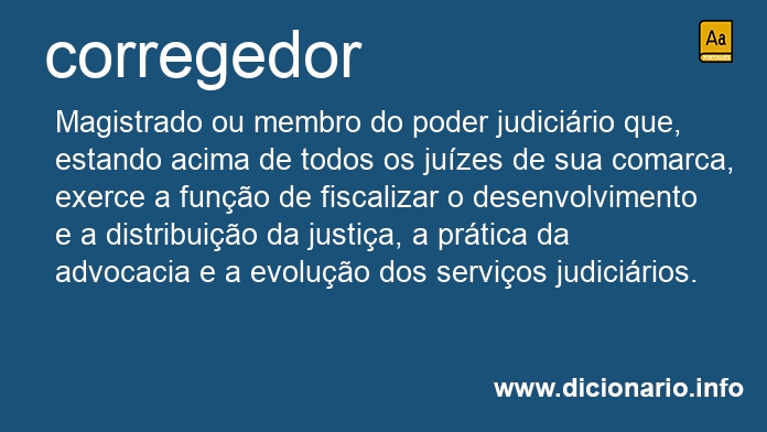 Significado de corregedora