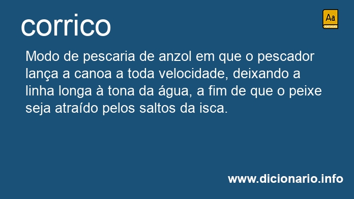 Significado de corrico