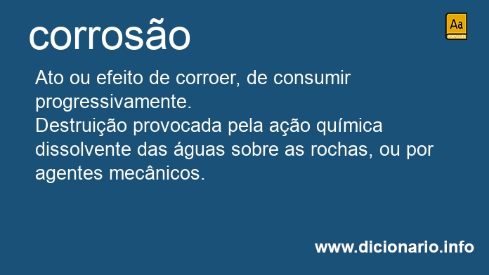 Significado de corroses