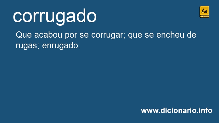 Significado de corrugado