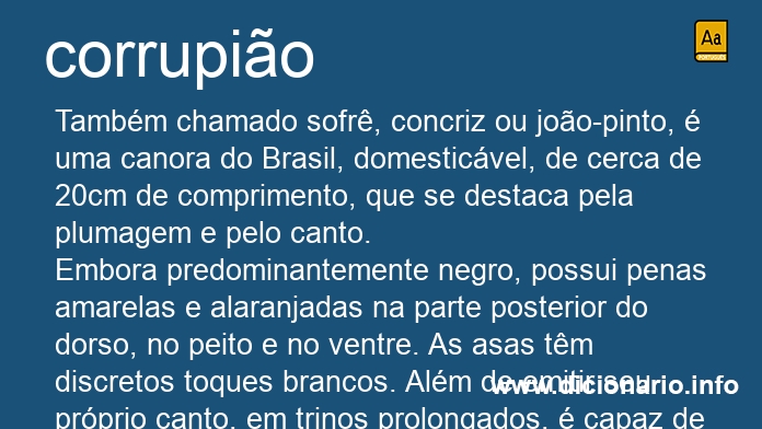 Significado de corrupies