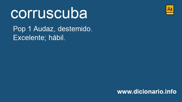 Significado de corruscuba
