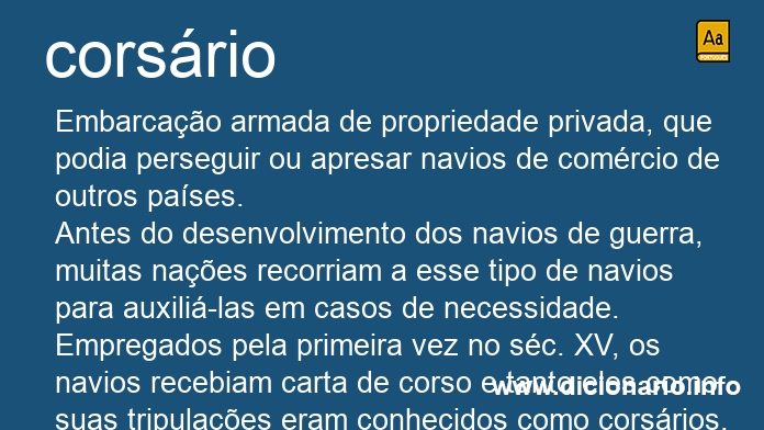 Significado de corsrios