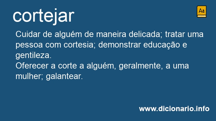 Significado de cortejarei