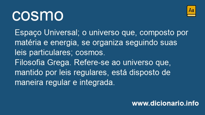 Significado de cosmo