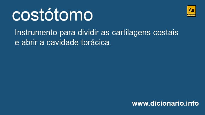 Significado de costtomo