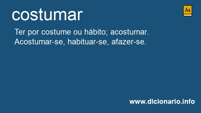 Significado de costumes