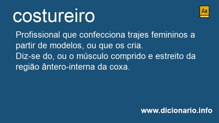 Significado de costureiro
