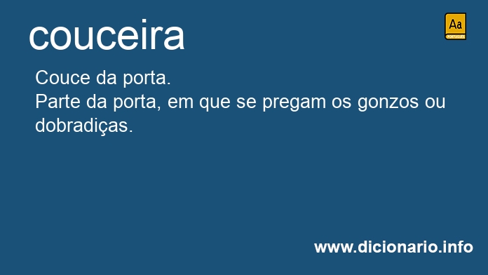 Significado de couceira