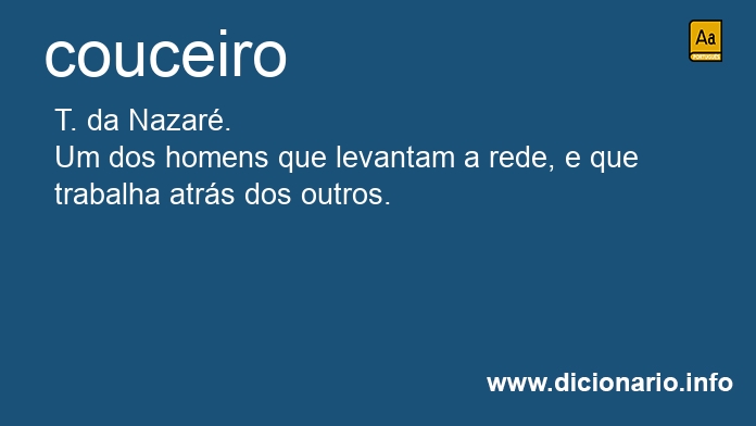 Significado de couceiros