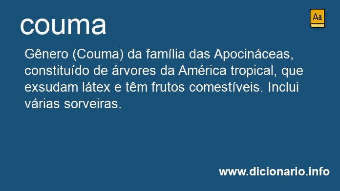 Significado de couma