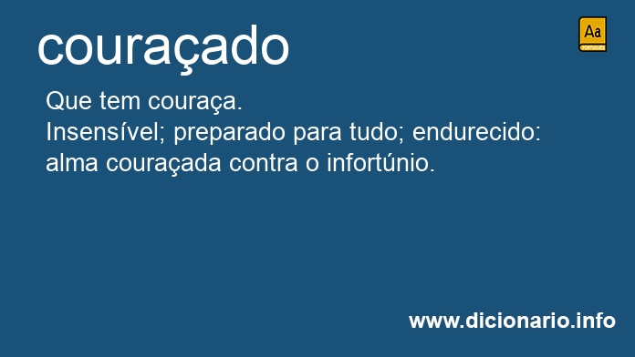 Significado de couraado