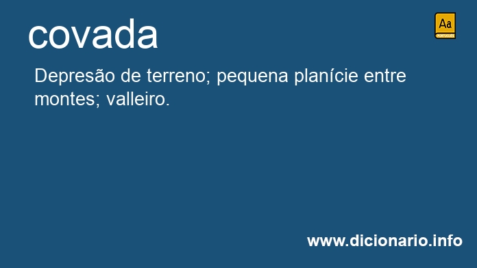 Significado de covada