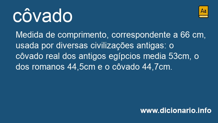 Significado de cvado