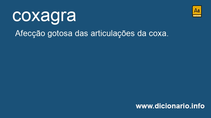 Significado de coxagra