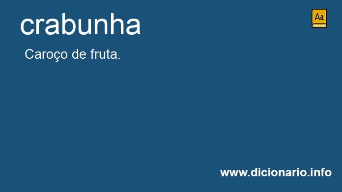 Significado de crabunha