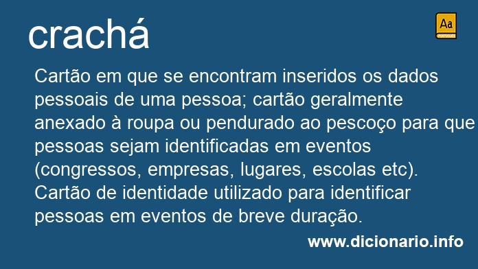 Significado de crachs