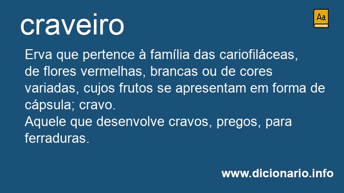 Significado de craveiros