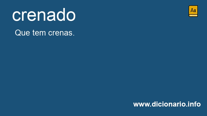 Significado de crenado