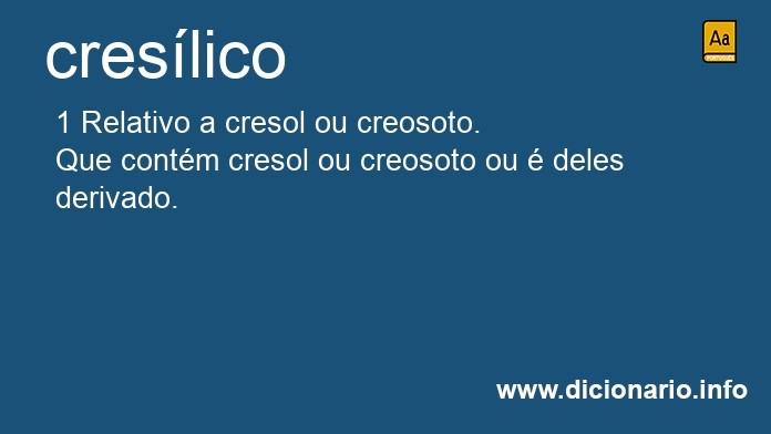 Significado de creslico