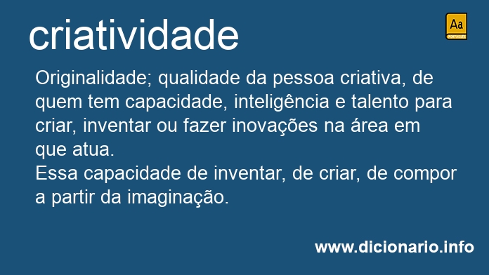 Significado de criatividade