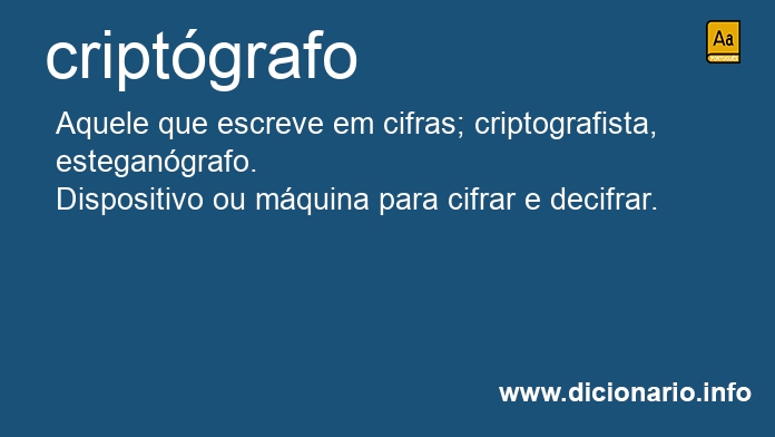 Significado de criptgrafos